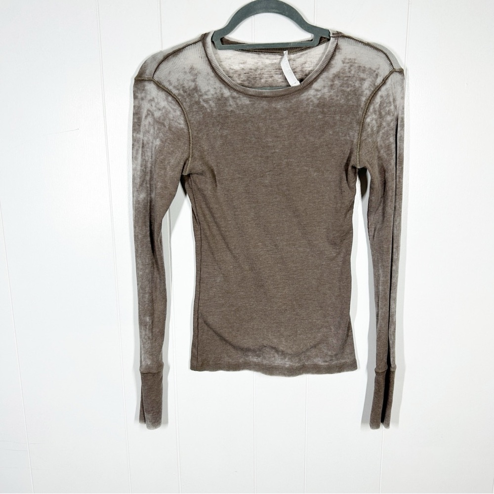 Project Social T Women's Long Sleeve Washed Olive Tee